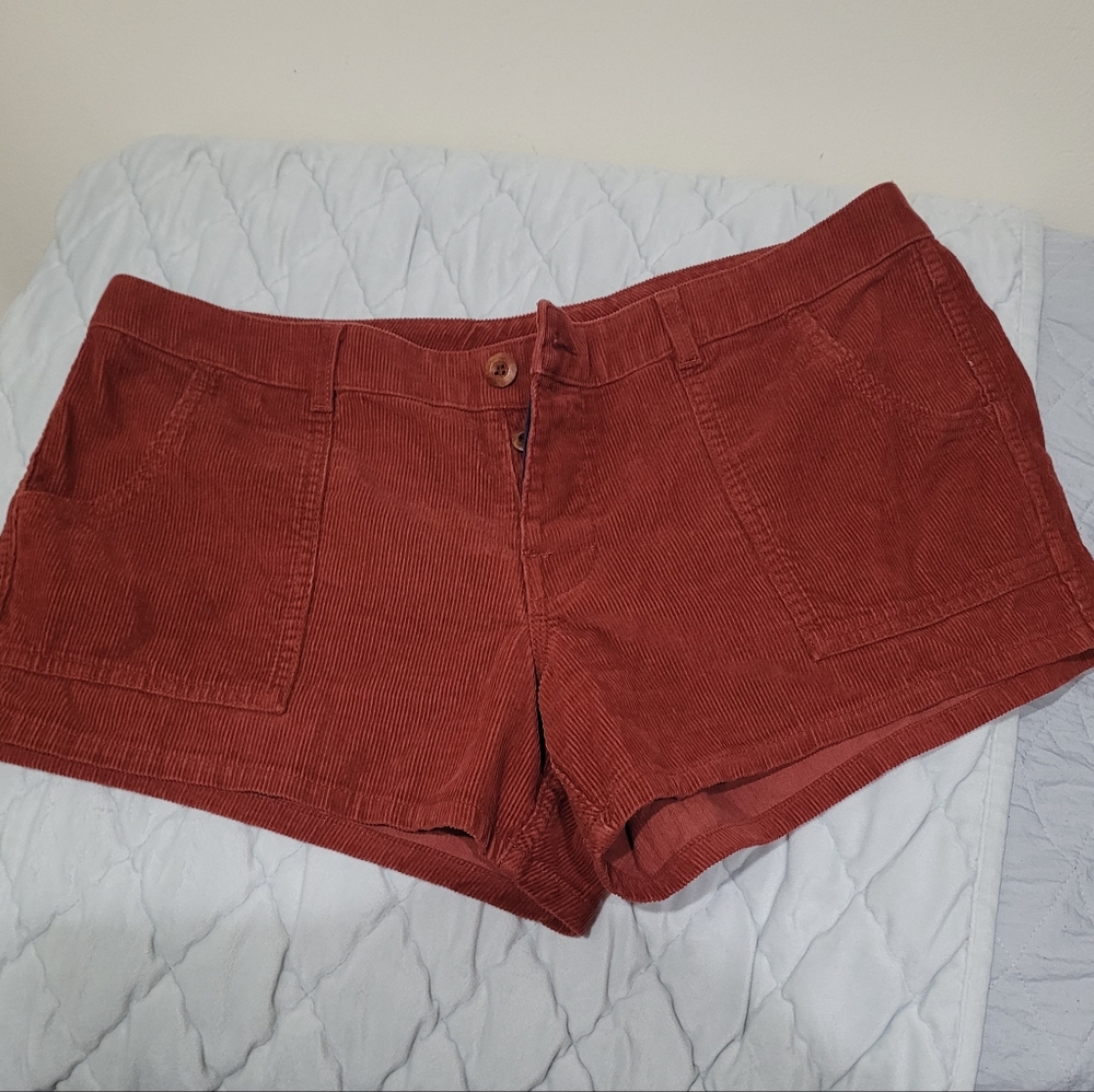 Birdwell Women's Corduroy Shorts in Rust